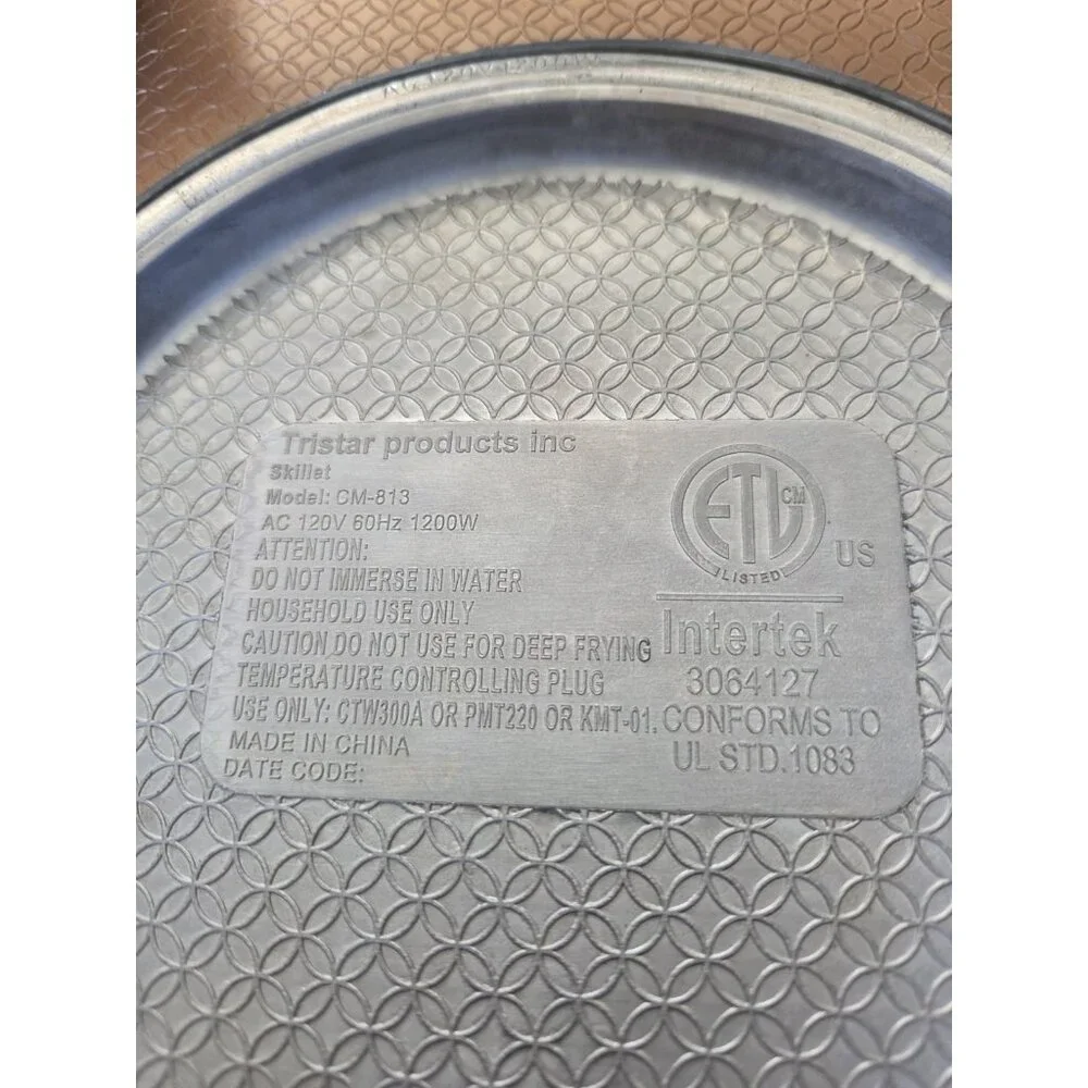 Copper Chef Electric Skillet 12